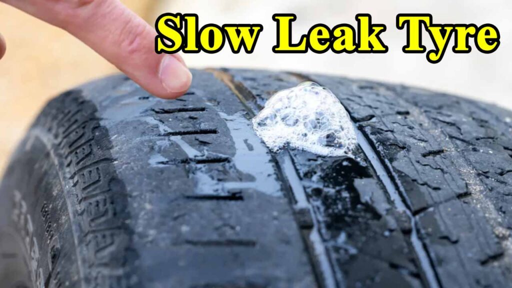 slow leak tyre