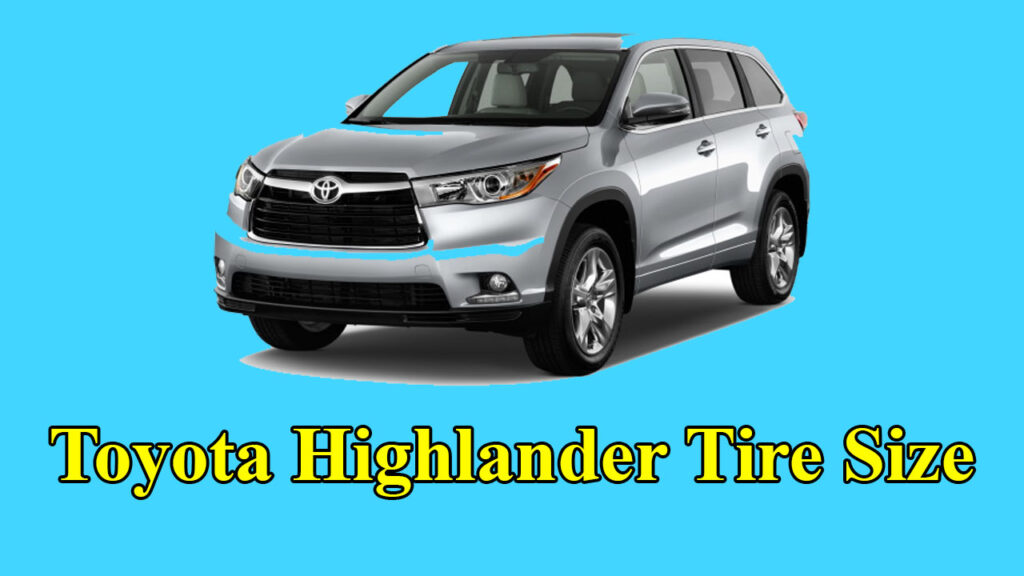 toyota highlander tire size